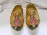 Vintage Wooden Dutch Shoes