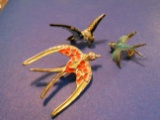 Vintage Lot of 3 Bird Brooches