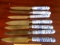 Lot of 7 Uchatiusbronce Knives