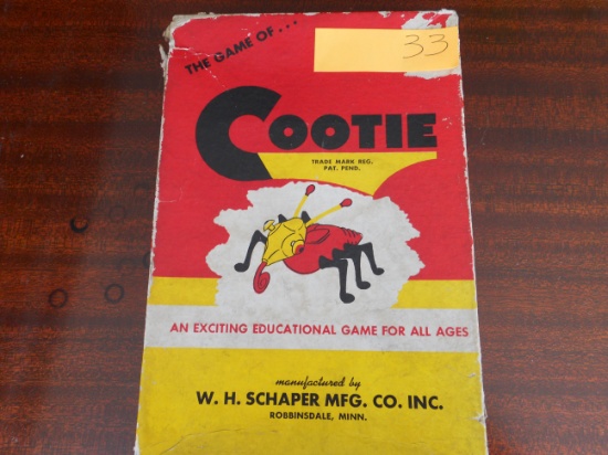 Vintage/Antique Cootie Game