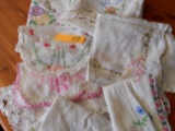 Vintage Doileys and Table Covers
