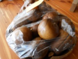 Vintage Wood Bowl and Fruit