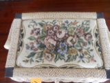 Vintage Sewing Basket with Contents