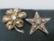 Vintage Lot of 2 Brooches