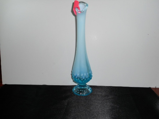 Vintage Fenton Vase, Lite Blue