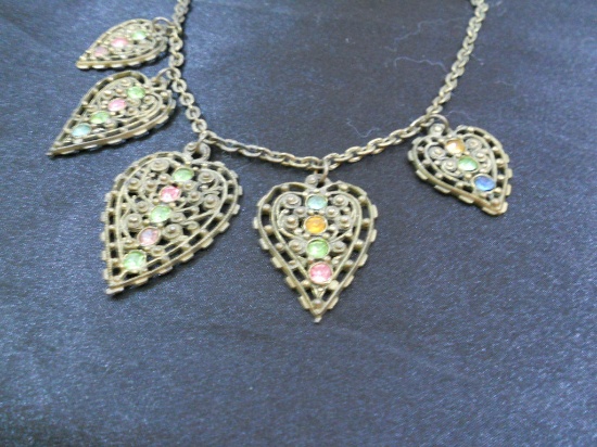 Antique/Vintage Victorian/Art Deco Rhinestone Necklace