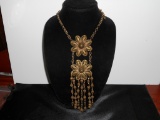 Vintage Art Deco Filigree Necklace