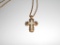 Vintage Mother of Pearl Cross Necklace