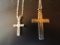 Lot of 2 Crosses and Necklaces