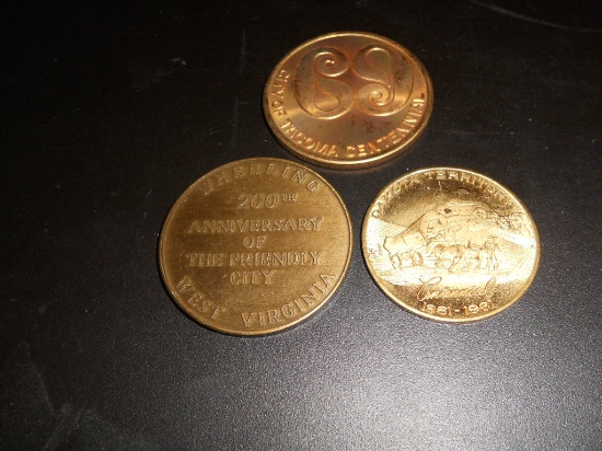 Lot of 3 Commemorative Coins