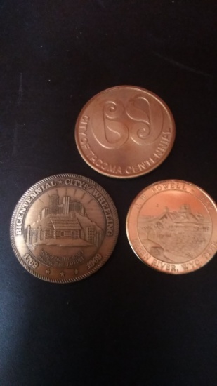 Lot of 3 Commemorative Coins