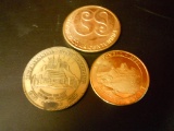Lot of 3 Commemorative Coins