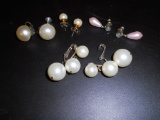 Lot of Pearl Earrings, Avon, Marvella Richeieu