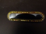 Antique Brooch with Tombstone Clasp