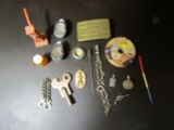 Mixed Lot Buckle, Pendent, Key