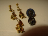 Lot of Vintage Charm Earrings