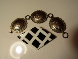 Lot of 2 Brooch and Bracelet Section