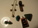 Lot of 5 Mixed Jewelry/Parts