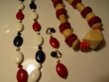 Lot of 3 Vintage Necklaces and Earrings