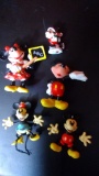 Lot of 5 Mickey and Minnie Mouse Figurines