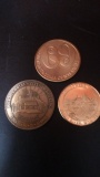 Lot of 3 Commemorative Coins