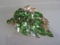 Vintage Juliana Green and IRD Rhinestone Brooch