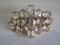 Vintage Czech Crystal Signed Brooch