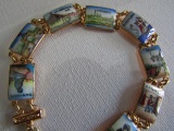 Vintage Danmark Enamel Bracelet