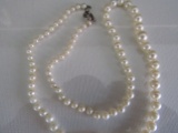 Vintage Cultured Pearls with Sterling Clasp