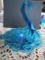 Vintage Blue Swan Dish