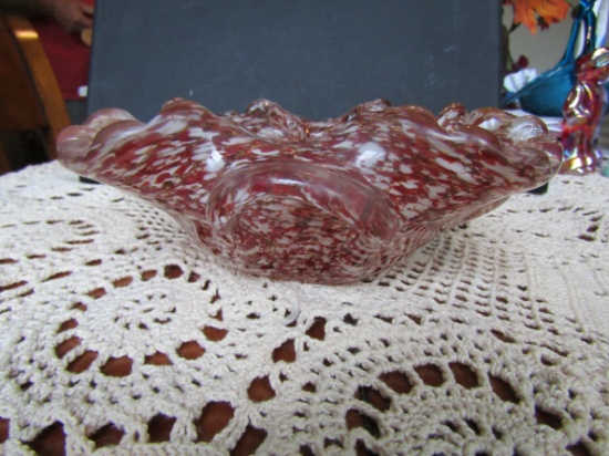 Vintage Murano Art Glass Dish