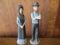 Lot of 2 Amish Man and Woman