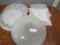 Lot of 5 Light Shades for Ceiling Lights