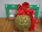 Lot of 3 Christmas Decorations, Tree Topper, Ball with ribbon