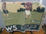 G. Gawthorn Blanket, Golf Scene