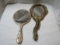 Lot of 2 Vintage Mirrors
