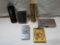 Vintage Lot of 6, Lighters, Pill box, Buckle, B&P Motor Express
