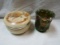 Vintage Lot of 2 Alabaster Dish Made in Italy