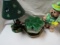 Lot of 3, Irish Candle Lamp, Figurine, Candles