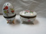 Lot of 2 Trinket Boxes, 1 marked S8630