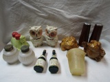 Lot of Vintage Salt and Pepper Shakers, 5 Sets