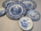 Lot of 6 Staffordshire Ironstone and Loche of Scotland