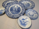 Lot of 6 Staffordshire Ironstone and Loche of Scotland