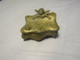 Vintage Art Nouveau Jewelry box with Churib