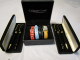 Lot of 3 Watches and 2 Pen and Pencil Sets
