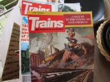 Large Lot of Vintage Trains and Railroad Magazines, 70's - 2000