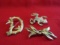 Vintage Lot of 3 Brooches, Sara Coventry