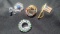 Lot of 4 Brightinestone Brooches/Pins