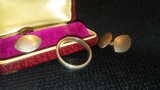 3 piece Vintage Ring and Cuff Links