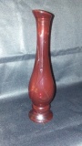 Elegant Avon Red Glass Vase